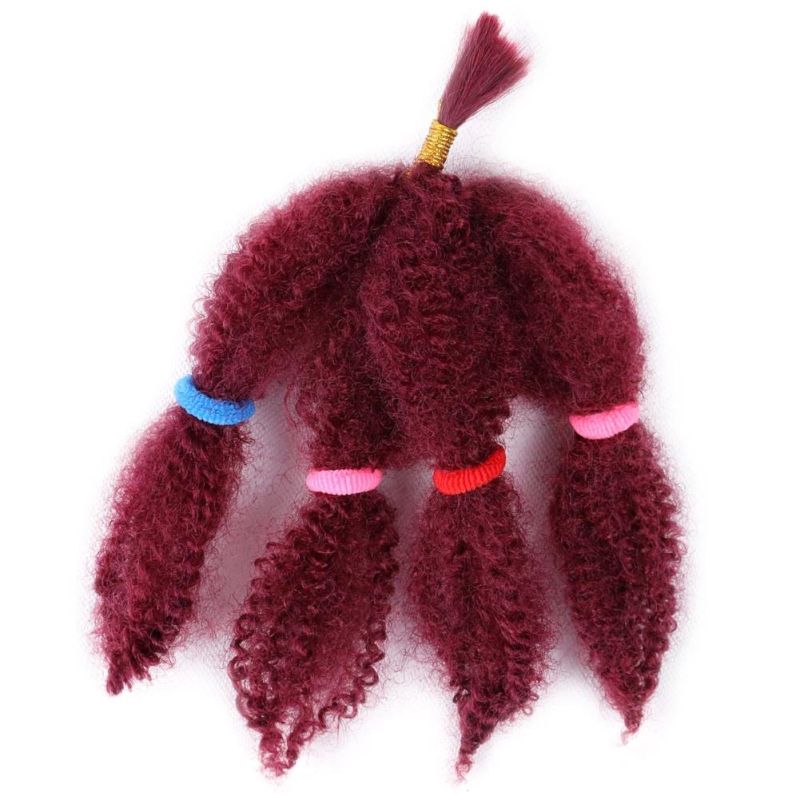 5PCS/Set Afro Kinky Crochet Braiding Hair Marley Braids Synthetic Hair Extension