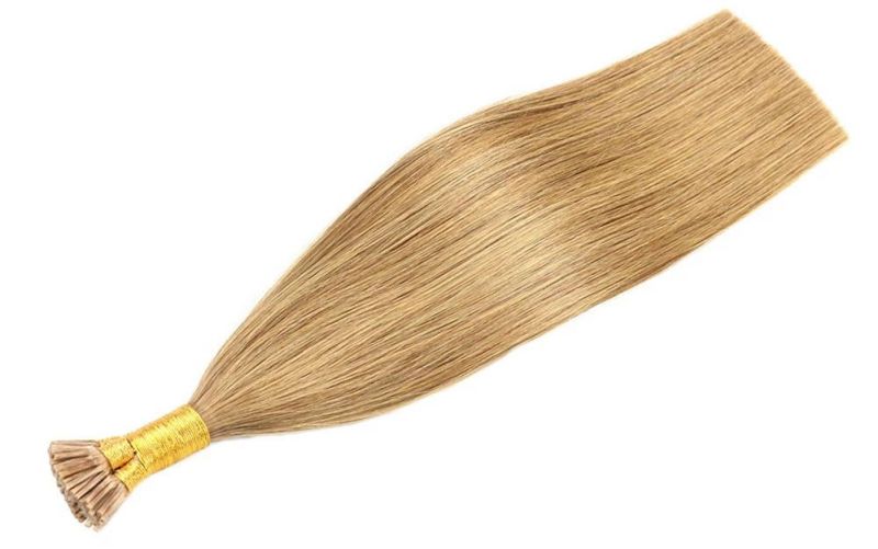 I Tip Human Hair Pre Bonded Keratin Hair Extension 20′′ 100g Natural Color Silky Straight Real Remy Fusion Hair