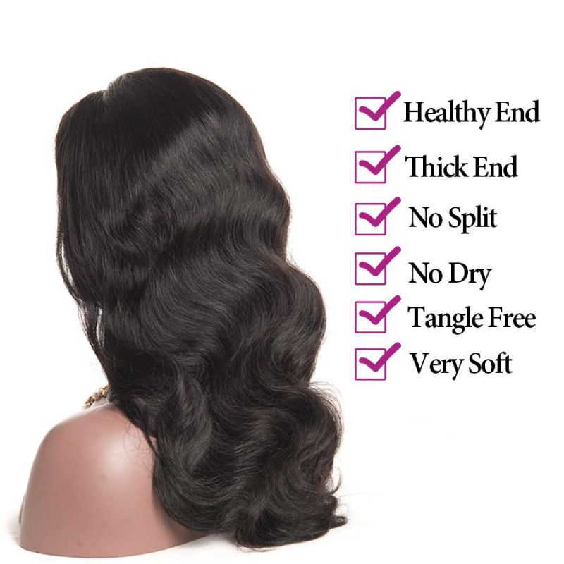 Indian Body Wave 100% Remy Human Hair Lace Front Wig