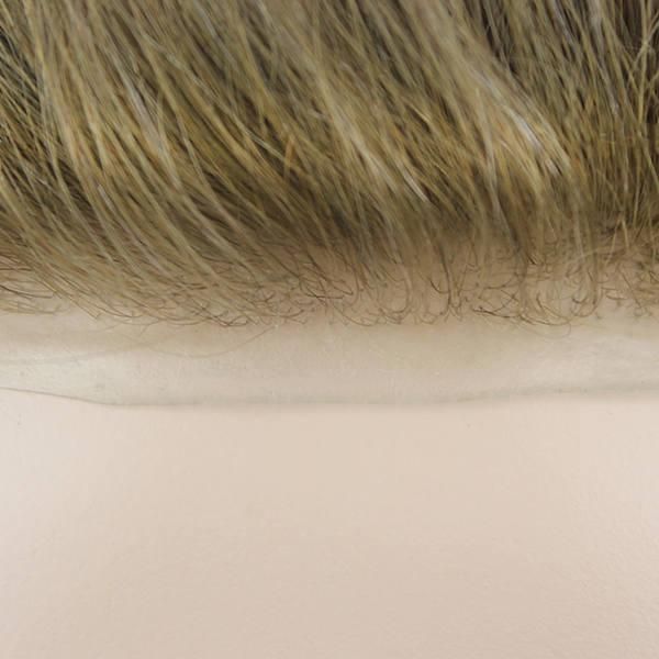 Ll182: Super Natural Looking Lift Injected Skin Base Men′s Hairpiece