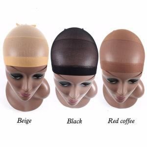 2 Pieces/Pack Wig Cap 3 Colors Elastic Hairnets Dome Hair Wig Nets