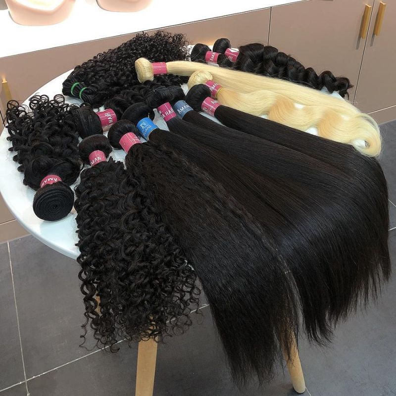 Free Sample Hair Bundles, Virgin Cuticle Aligned Hair Weaving, Toppik Hair