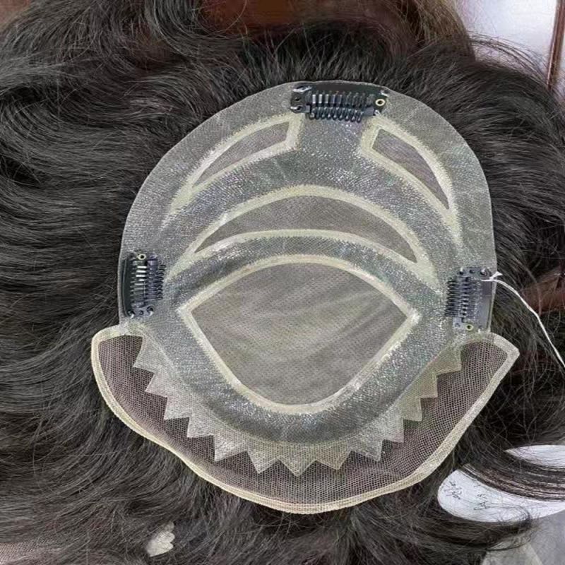 Kbeth Men′s Toupees European and American Wig Men′s Short Lifelike Broken Hair Direct Factory Direct Selling Explosive Chemical Fiber Wigs 15-20cm Wholesale