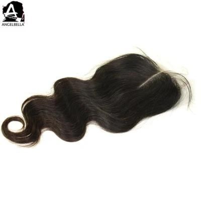 Angelbella Top Quality Remy Hair Closures Natural Body Wave 4X4 Lace Closure