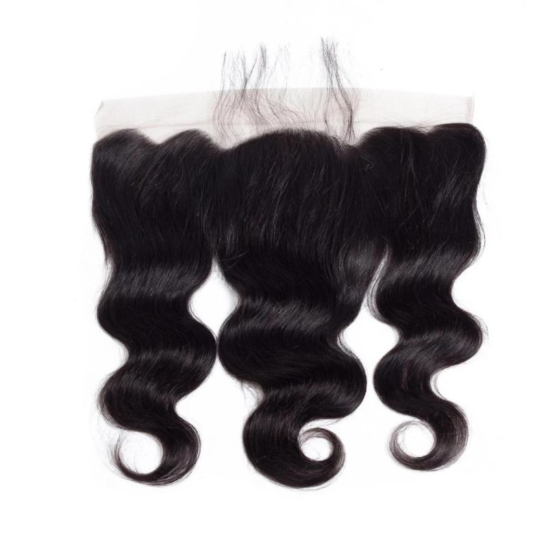 Top Virgin Hair Closure 4"X13" Silk Invisible Part Closure Peruvian Virgin Hair