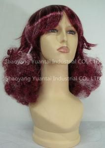 Special Hairstyle Synthetic Hair Wig for Celebration/ Human Hair Feeling