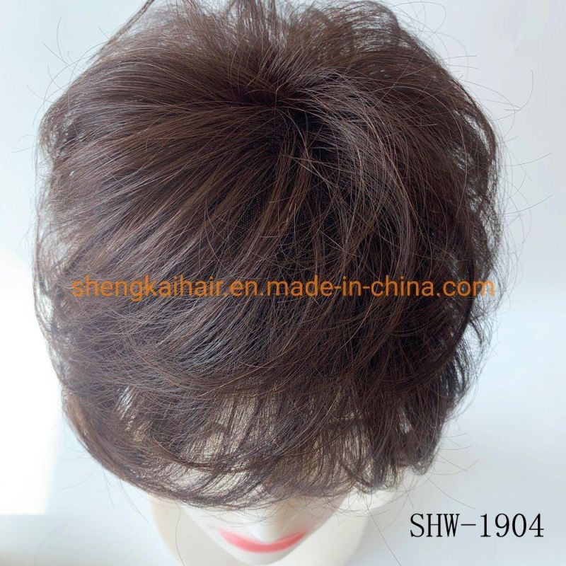 Wholesale All Handtied Human Hair Synthetic Hair Mix Wholesale China Hair Wigs for Women