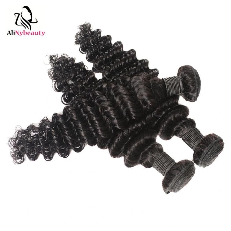 Alinybeauty Quality Peruvian Vrigin Hair Deep Wave Extension
