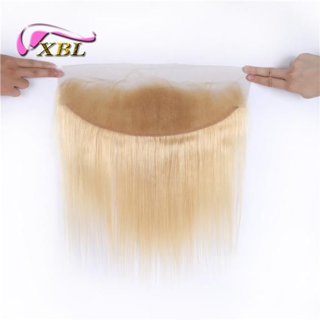 Blonde Color #613 Brazilian Human Hair Lace Frontal Ear to Ear Closure