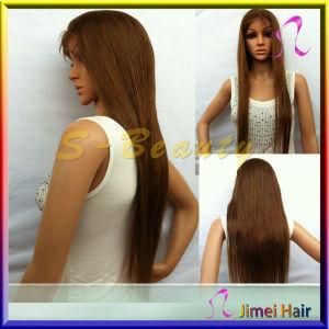 Unprocessed Virgin Remy Indian Mono Top Lace Front Wig for Black Women