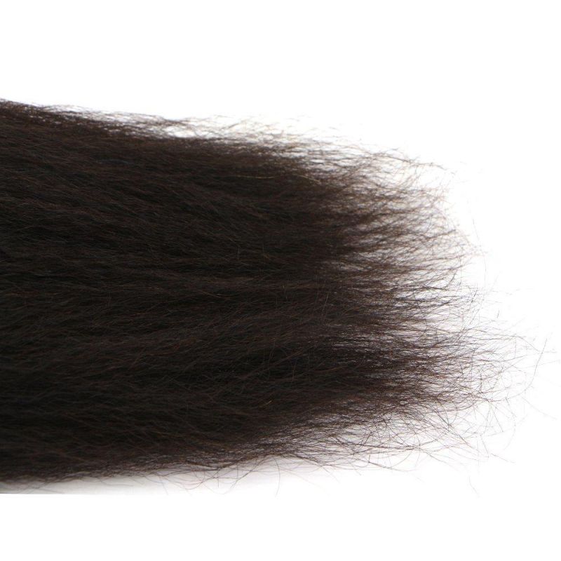 Cheap Yaki Kinky Straight Brazilian Human Hair Weaving