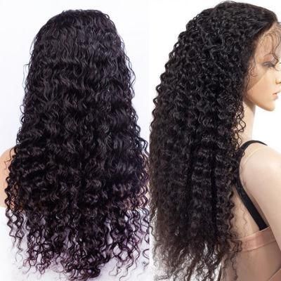Wholesale Natural Lace Wigs for Black Women 40 Inch 13X6 Water Wave Wig