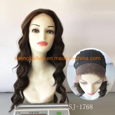 Wholesale Good Quality Handtied Heat Resistant Synthetic Fiber Curly Lace Front Wigs for Sale 603