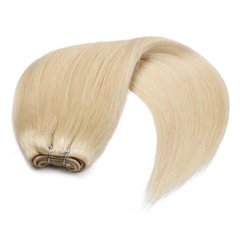 Platinum Blond Brazilian Straight Human Hair Weave Bundles 10"-30" Remy Hair Extensions Brown #2 #4 #P6/613