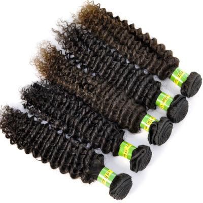 100% Human Natural Brazilian Virgin Hair Extension Kinky Curly Hair Weave Lbh 129