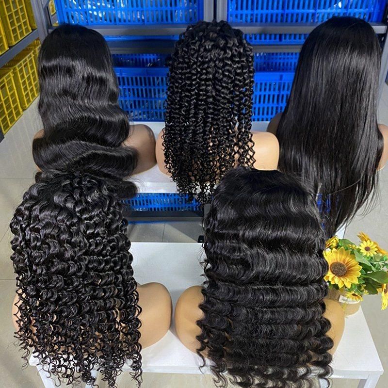 Free Shipping $780 5PCS 1X (14-22) 13X4 Lace Front Wigs Human Hair