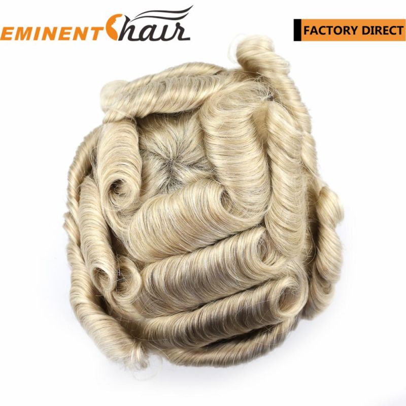 Instant Delivery Full Lace Human Hair Replacement Stock Toupee