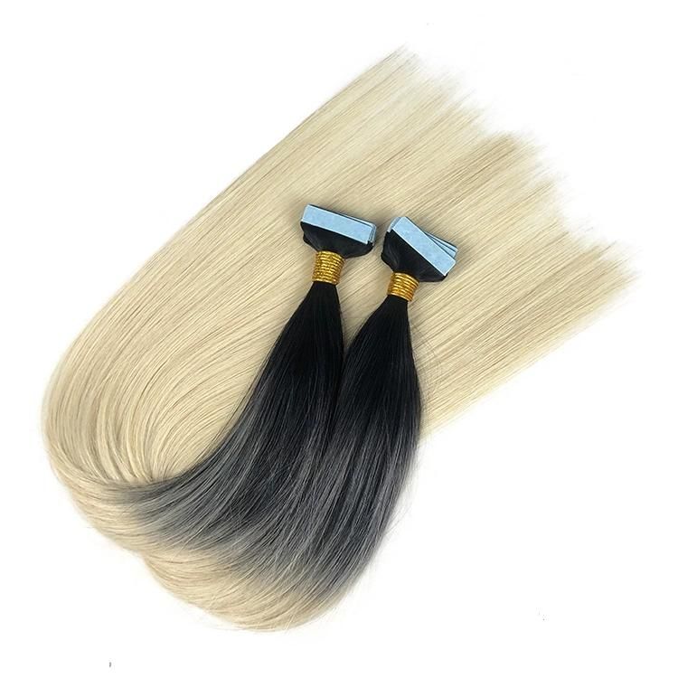 12A Raw Virgin 100% Human Hair Double Drawn Tape in Hair Extensions