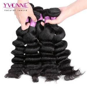 Yvonne Factory Price Peruvian Big Curly Virgin Remy Human Hair Weft