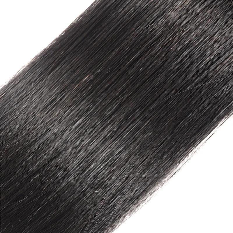 Brazilian Straight Hair 100% Human Hair Straight Weave Bundles 8-26inch Virgin Remy Hair Weft