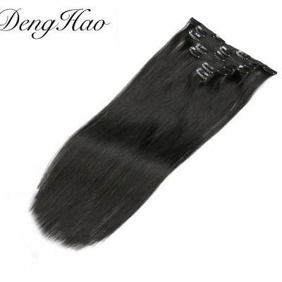 Hair for Woman Clips in Human Hair Extensions Straight