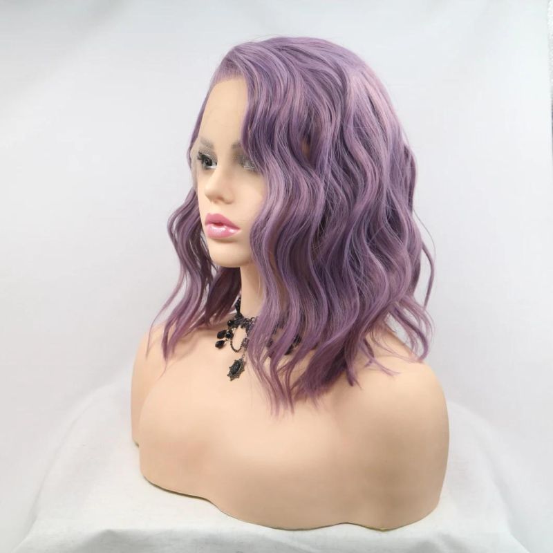 Whosale Hair Black Wig Synthetic Lace Front Wigs Black Hair