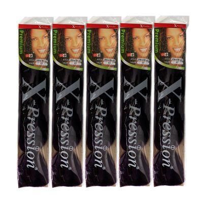 Private Label Braiding Hair Synthetic Expression Colorful Braids
