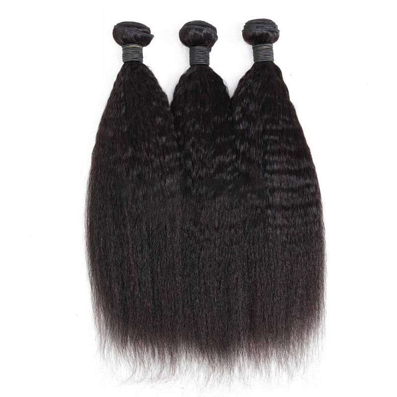100% Virgin Hair Cuticle Aligned Mink Brazilian Hair Kinky Straight Hair