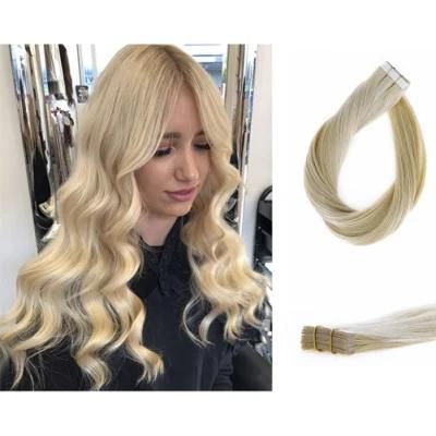 Hair for Woman Tape in Remy Real Human Hair Extension Machine Soft Skin Weft 2.5g/PCS 100g/40pieces