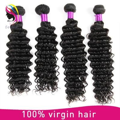 Popular 100% Brazilian Remy Human Hair Deep Wave Hair Bundle