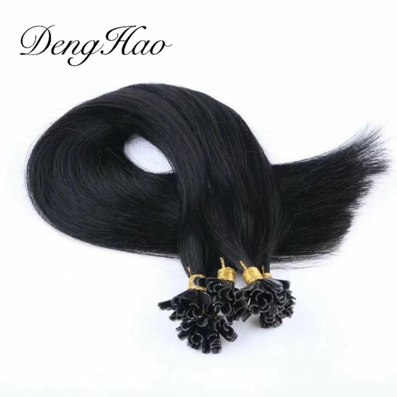 Wholesale Top Quality Prebonded Human Russian Hair I V U Flat Tip Keratin Hair Extensions