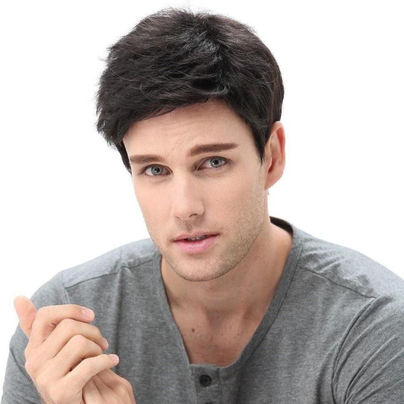 Kbeth Men′s Toupees for French White Men Cheap Lace and Transparent French Lace+PU Men Toupee Base 8X10inch Hair Prothesis Wig with Natural Hairline