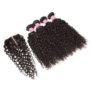 Curly Vrigin Hair Bundles Natural Human Hair Weave Weft