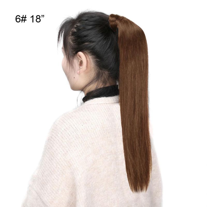 Best Selling Virgin Brazilian Hair Ponytail, 100% Unprocessed Human Hair Ponytail
