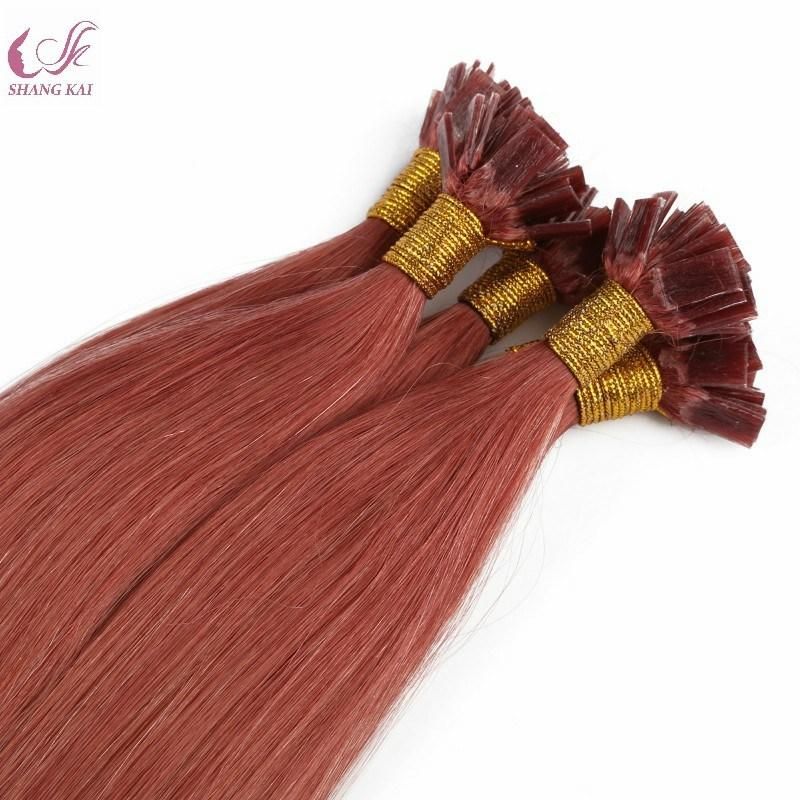Cuticle Aligned Hair Russian Remy Hair Extension 0.5g0.7g1g Italian Keratin Fusion Flat Tip Hair Extension