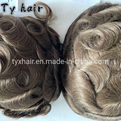 Split V-Looped Knots with Full Skin Hair System 0.10-0.12mm Base Most Durable Hair