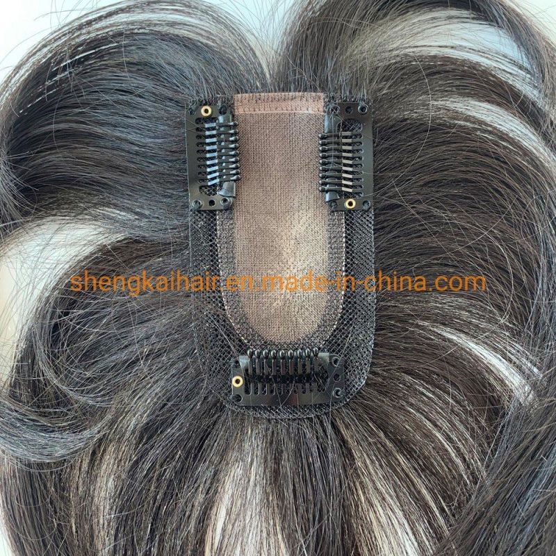 Wholesale Human Hair Synthetic Hair Mix Women Hair Pieces