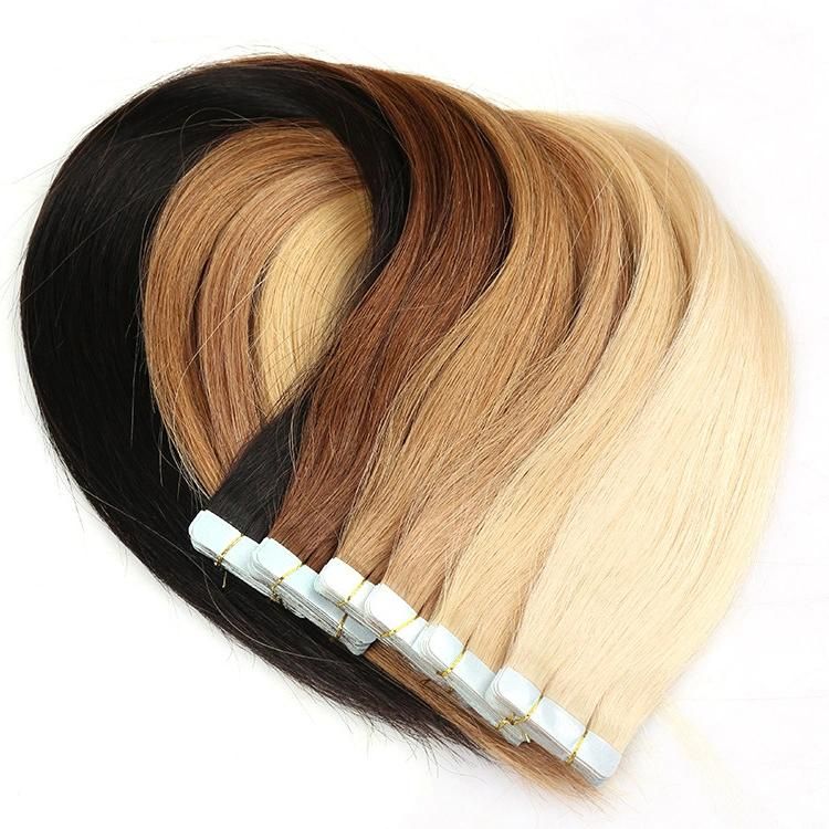 Best Selling Remy Human Hair Extension, Easy to Dye Unprocessed Virgin Human Tape Hair Extensions