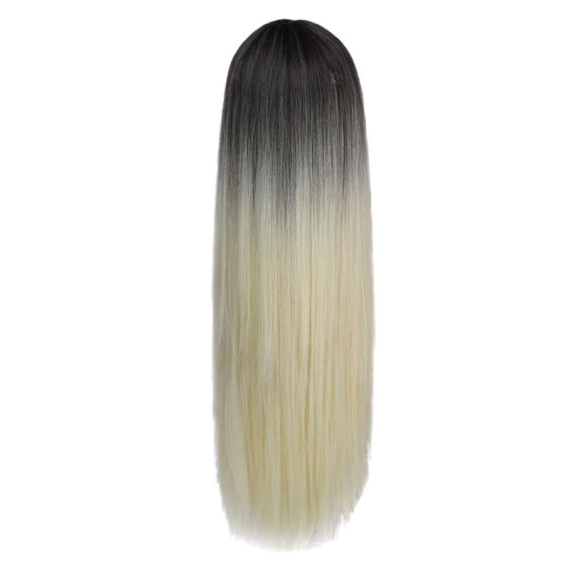 Hot Selling Blonde Color Wholesale Prices Water Wave Synthetic Wig