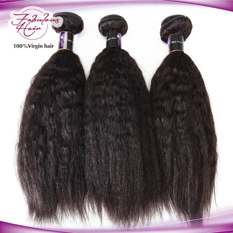 Virgin Hair Kinky Straight 100% Human Hair for Women