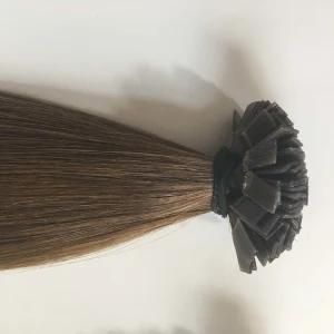6# Pre Bonded Keratin Flat Tip Brazilian Virgin Remy Human Hair Extensions