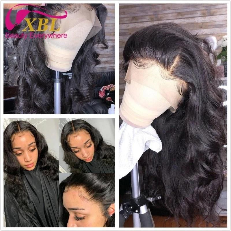 180%-200% Density Brazilian Virgin Straight Human Hair HD Lace Wig