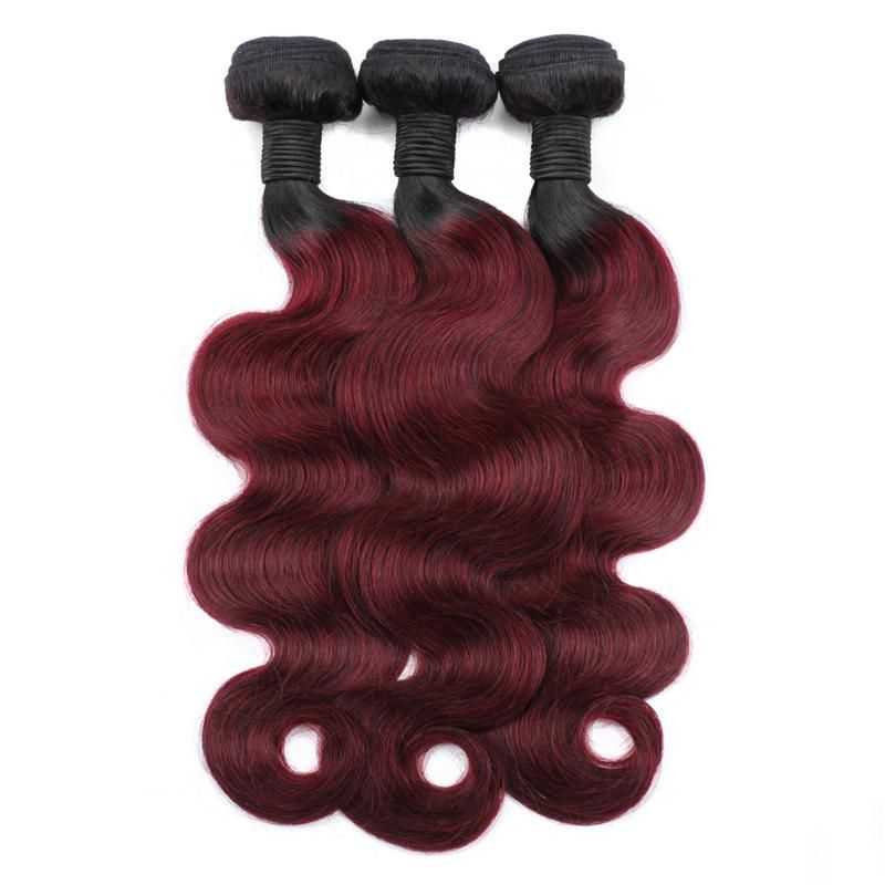 Top Sale Raw Virgin Ombre Color Brazilian Weave Bundles