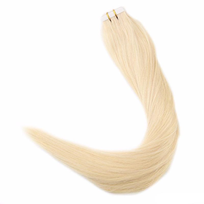 Hair for Woman Tape in Human Hair Extensions Virgin Remy Hair 10A Salon Quality Tape Hair Extensions 20PCS-80PCS