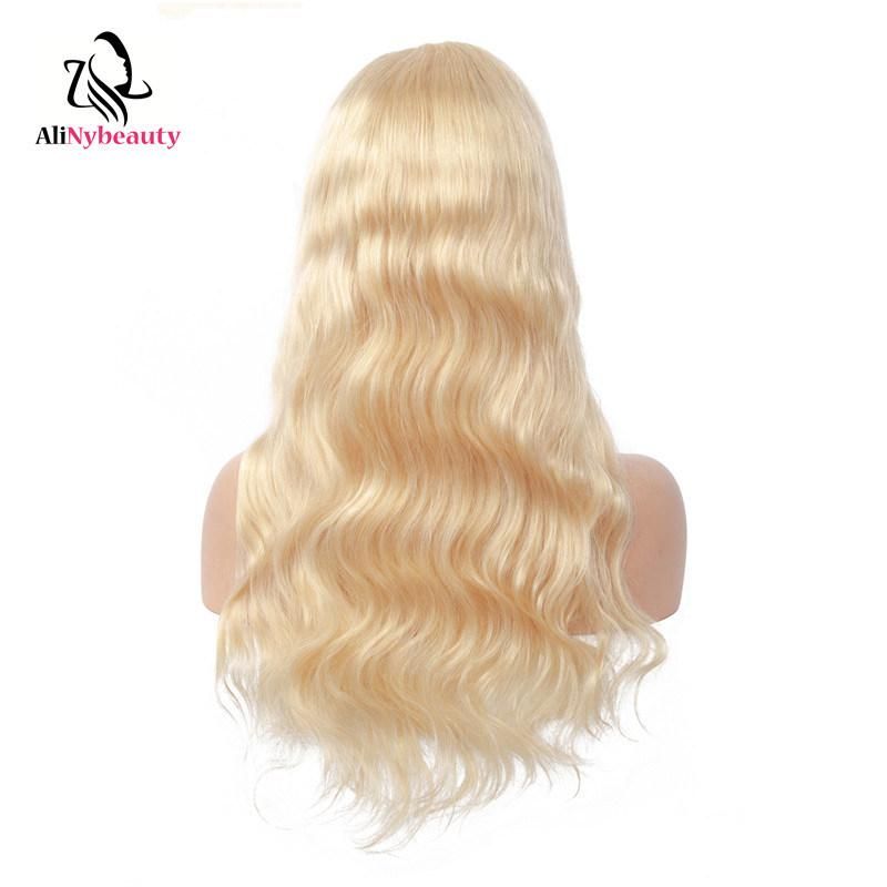 Full Lace Wig 613 Blonde Color Body Wave Human Hair Wigs