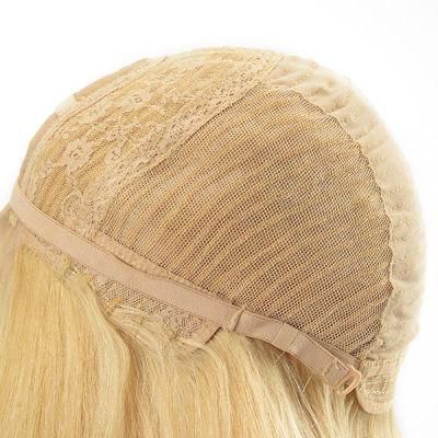 Blond 613 Color Bob Style Women Hair Systems