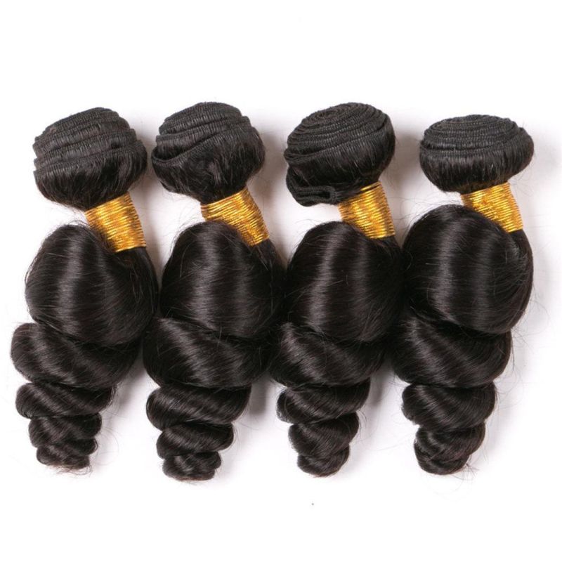 Loose Wave Brazilian Hair Bundles 28 Inch Long Bundle Unprocessed Real 100% Virgin Human Hair Weave Extension Natural Black Color