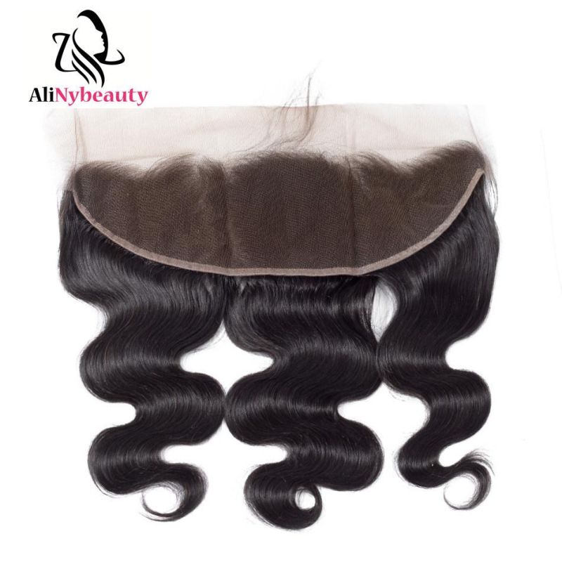 Alinybeauty Unprocessed Brazilian Body Wave Virgin Lace Frontal