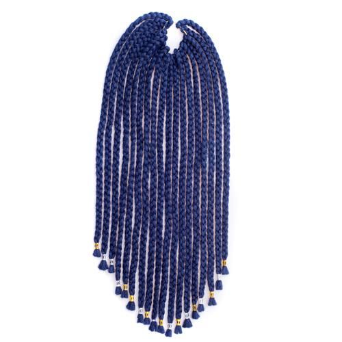 Synthetic Hair Extensions Afro Kinky Soft Dread Dreadlocks blue Color