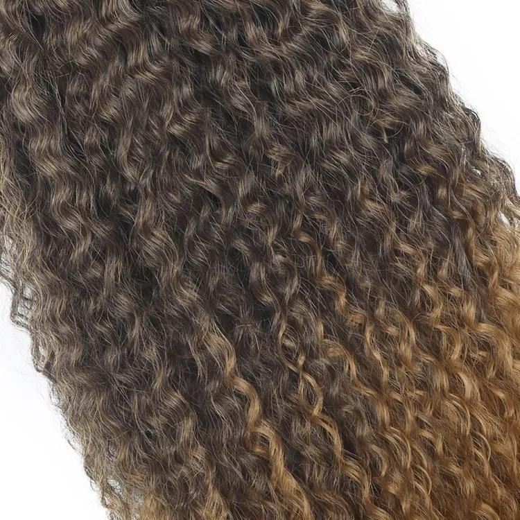 18" Crochet Braids Hair Afro Kinky Curly Synthetic Braiding Hair Extensions